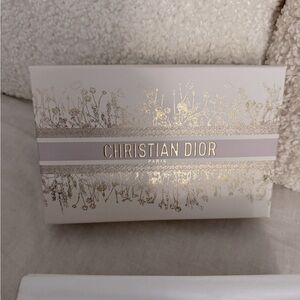 NEW Christian Dior Box with Tissue inside, 6”x 9”x 3”, white, lavender and gold